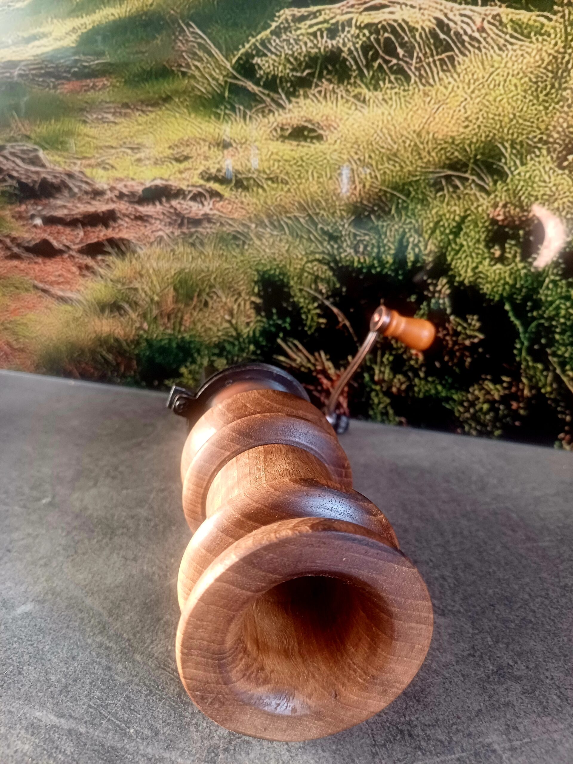 Ręcznie wykonany młynek do pieprzu z orzecha włoskiego | handmade (możliwośćpersonalizacji) - obrazek 7
