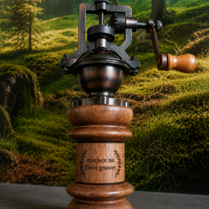 Ręcznie wykonany młynek do pieprzu z orzecha włoskiego | handmade (możliwośćpersonalizacji)