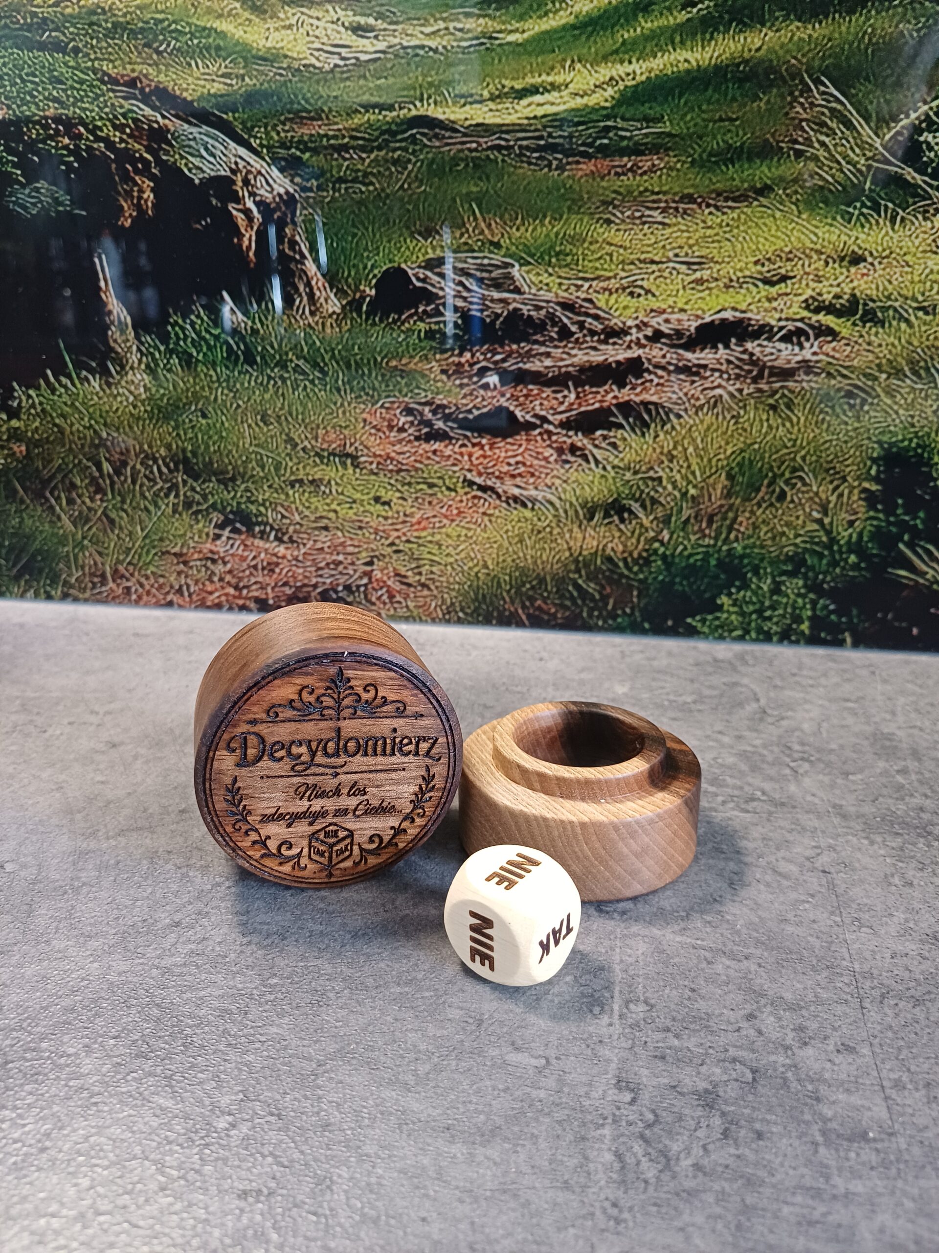 Decydomierz – drewniany gadżet TAK/NIE | handmade. - obrazek 2