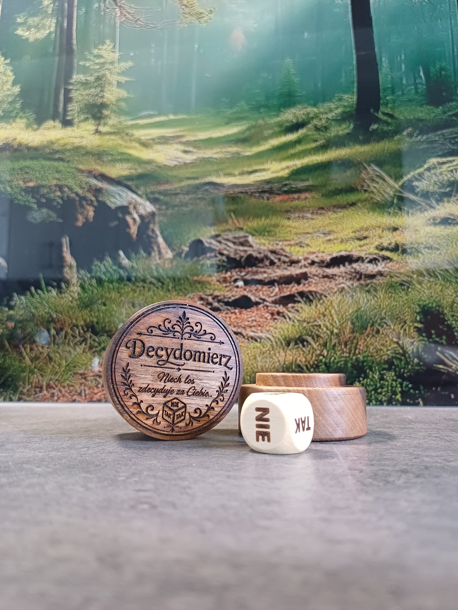 Decydomierz – drewniany gadżet TAK/NIE | handmade. - obrazek 3